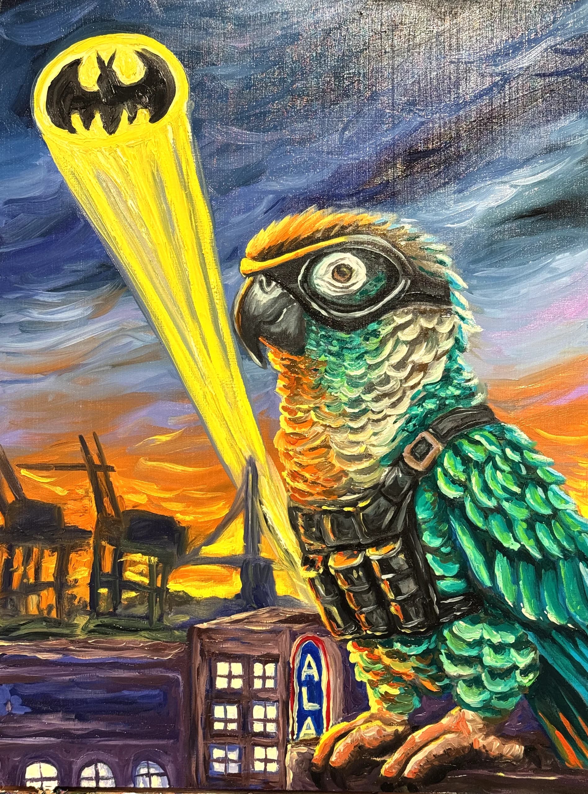 Alameda Asylum — Oil on canvas