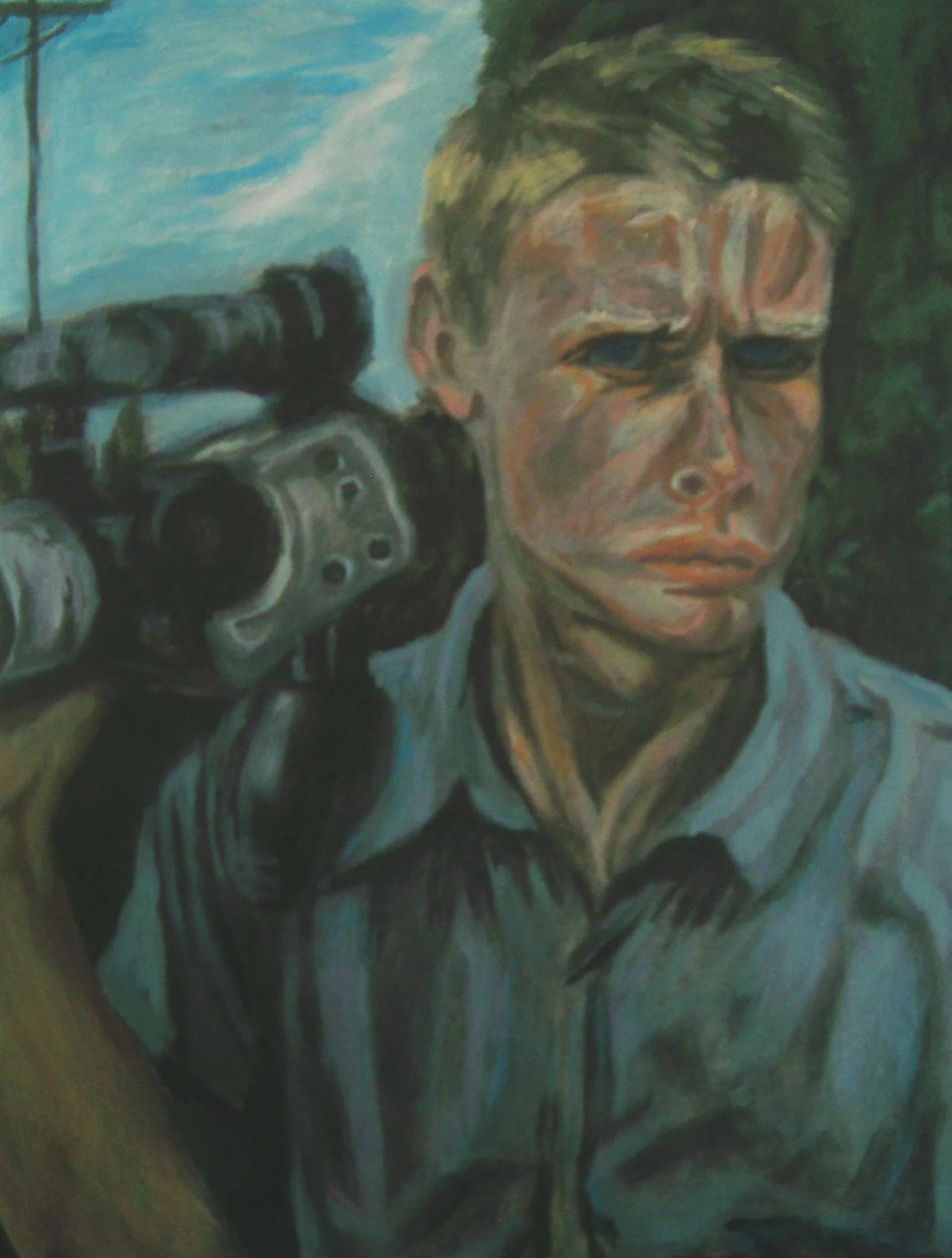 Self-Portrait with Camera — Christopher Bolwyn